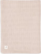 Jollein – Kinderbettdecke 100 x 150 cm – Babydecke – Kornstrick – Wildrosensamt