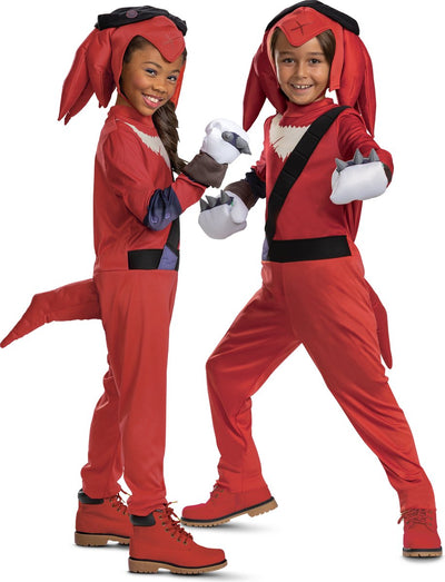 Verkleidung Sonic Movie 2, Knöchel-Outfit, Größe M (7-8 Jahre), Jungen