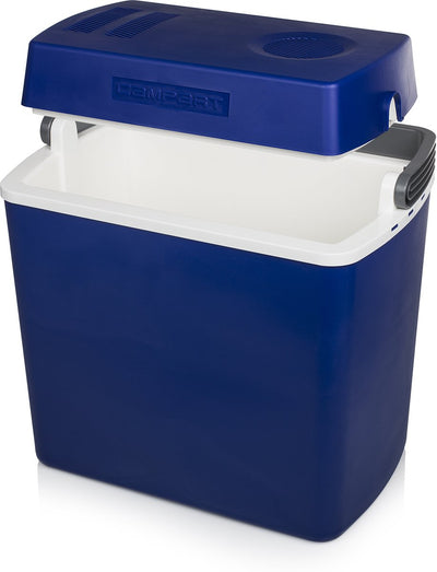 Campart CB-8624 – Kühlbox 22 Liter – thermoelektrisch – 12-V-Autoladegerät, 230-V-Steckdose – kühlt bis zu 16 °C