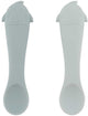 Trixie Babylöffel Silikon-Set – First Bites Mr. Hai 2er-Pack.