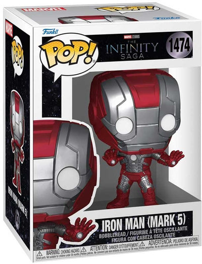 Funko Iron Man Iron Man (Mark 5) Vinylfigur 1474 Unisex Pop! - mehrfarbig - Standard