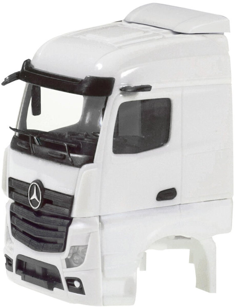 Herpa Mercedes Benz Actros S. 2,5 + Seitenbelüftung, weiß (2 Stk.)