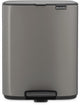 Brabantia Bo Treteimer – 12 Liter – Platin