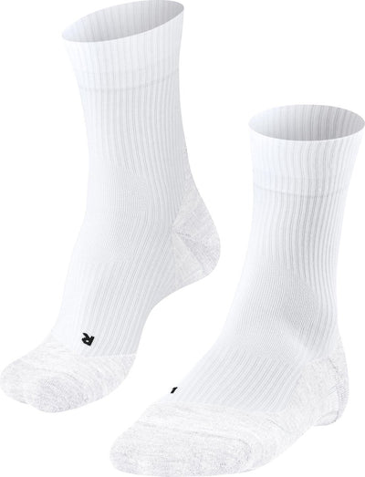 Falke Te4 Anti-Blister Baumwolle Funktionsmaterial Tennissocken Herren weiß - Größe 42-43