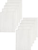 Meyco Baby Uni hydrophile Tücher – 10er-Pack – weiß – 70 x 70 cm