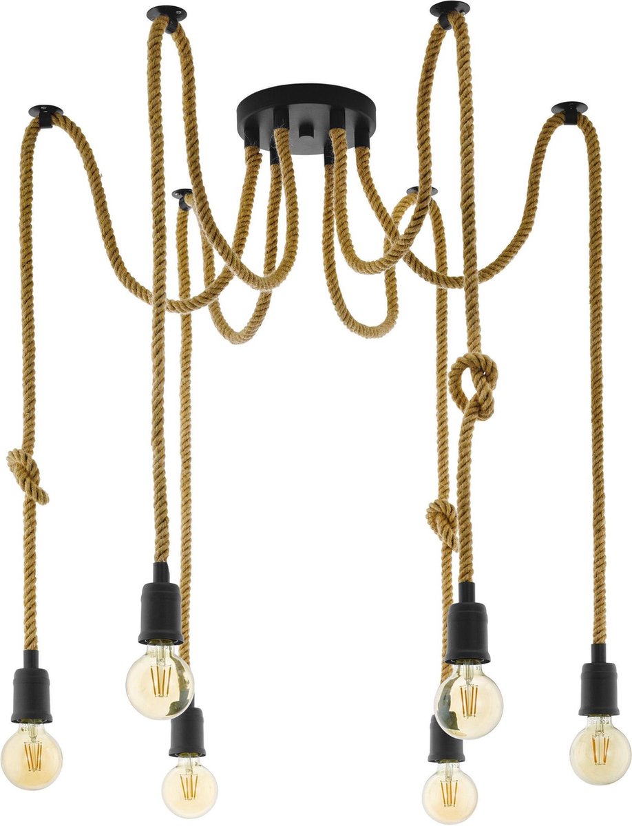 Eglo Rampside Vintage-Hängelampe – E27 – 6 Lichter