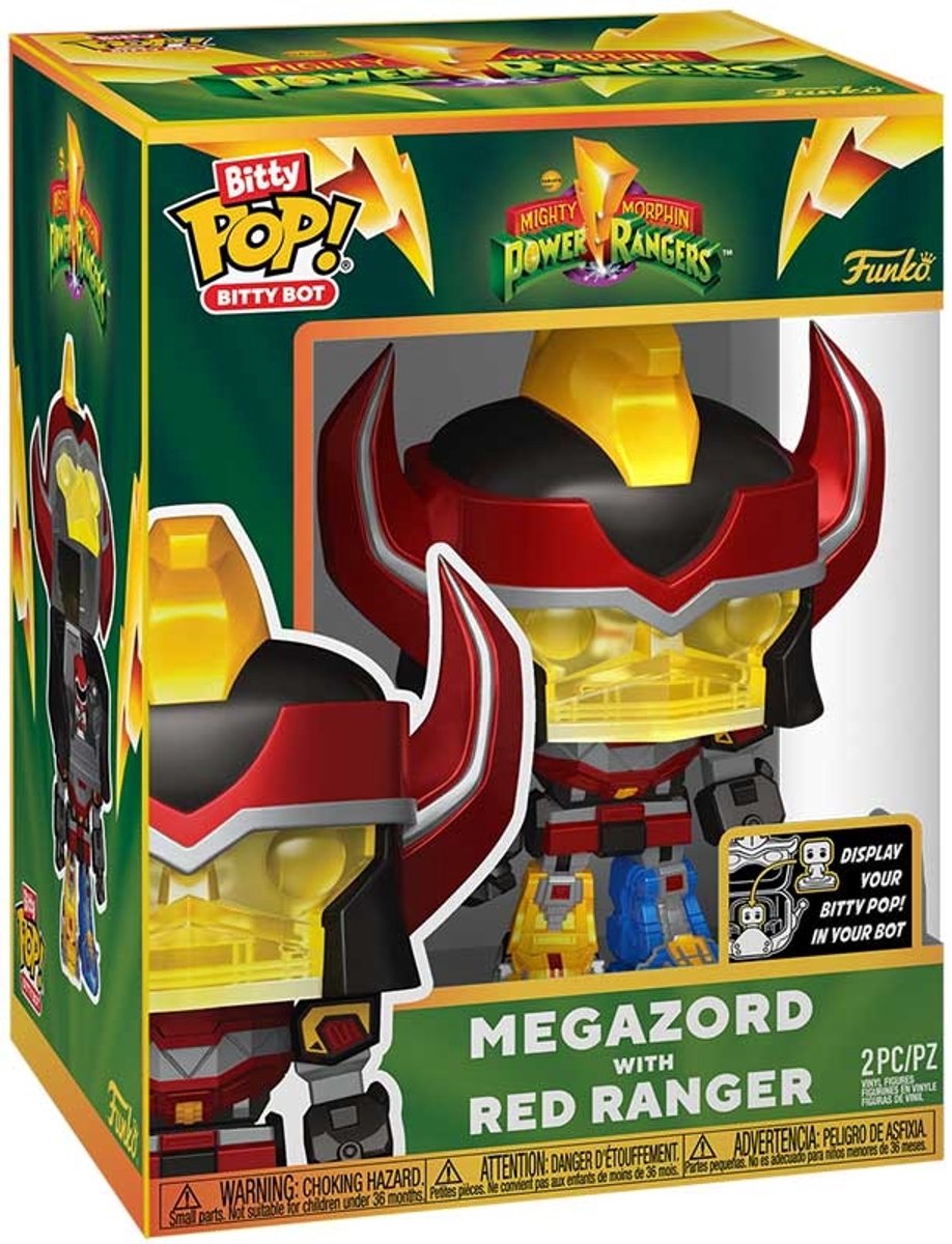 Funko Bitty Bop Bitty Bot – Power Rangers Megazord mit rotem Ranger