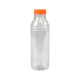 Rpet-Flasche 500 ml mit orangefarbenem Verschluss (108 Stück)