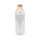 Rpet-Flasche mit orangefarbenem Verschluss (70 x 1000 ml)