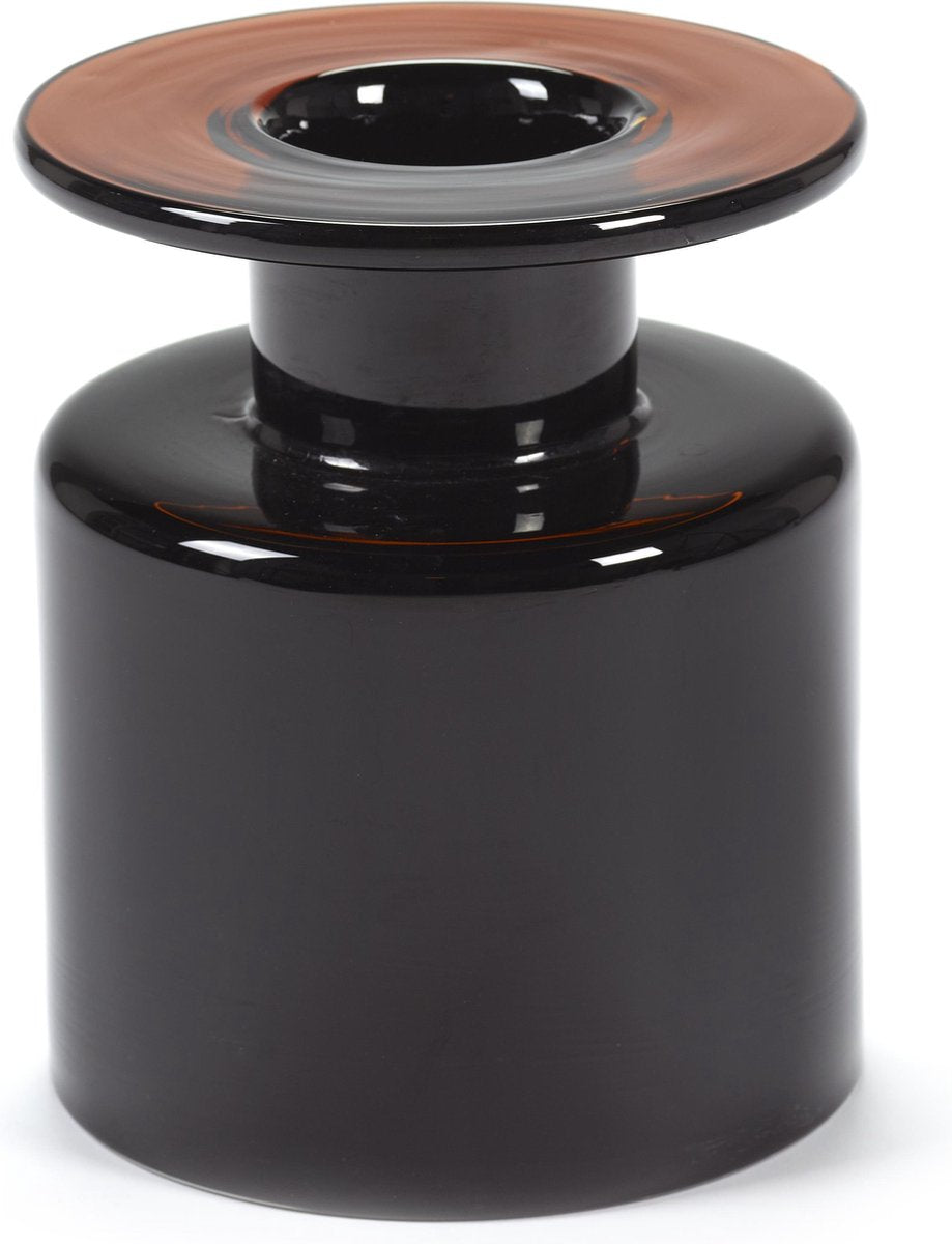 Serax - Marie Michielssen Wind Fire - Vase S - Schwarz Dunkelbraun - 18 ø