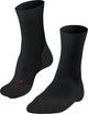 Falke Te4 Anti-Blister Baumwolle Funktionsmaterial Tennissocken Herren Schwarz - Größe 39-41