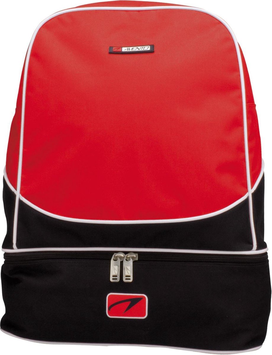 Avento Sportrucksack - Junior - Rot Schwarz Weiß
