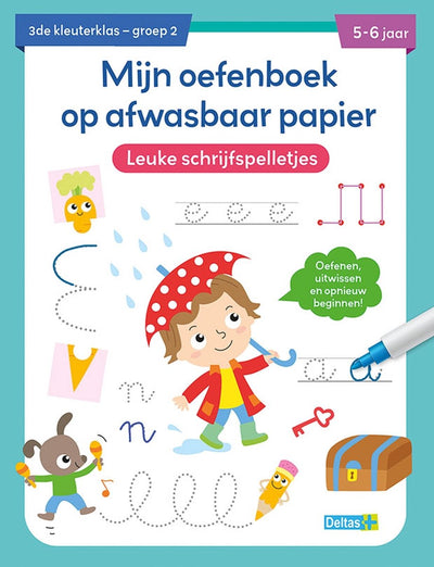 Deltas-Übungsbuch Waschablage Papier Schöne Schreibspiele (5-6 y.)