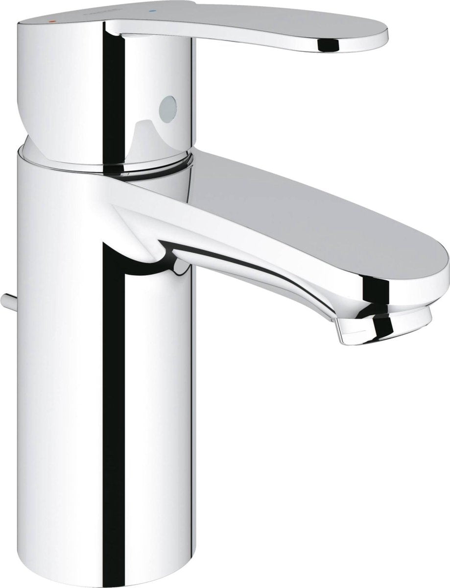 Grohe Eurostyle Cosmopolitan Waschtischarmatur – Standardauslauf – mit ausziehbarem Ablaufgarnitur – Chrom – wassersparend