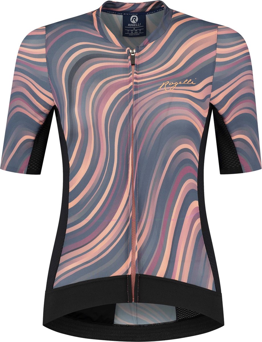 Rogelli Lynn Radtrikot – kurze Ärmel – Damen – Koralle, Grau – Größe S