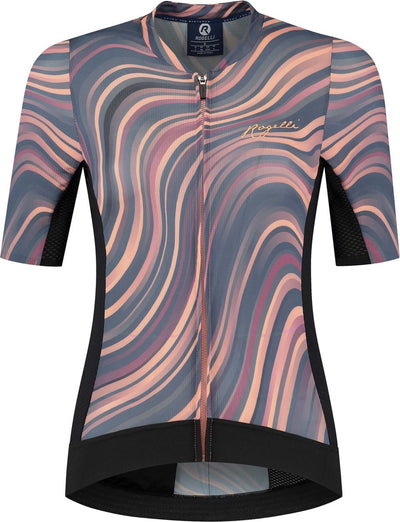 Rogelli Lynn Radtrikot – kurze Ärmel – Damen – Koralle, Grau – Größe S