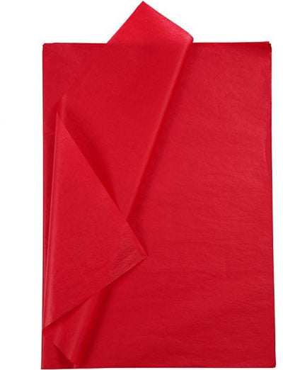 Creativ Company Seidenpapier, Blatt 50x70 cm, 17 gr, rot, 25 Blatt 1 Karton