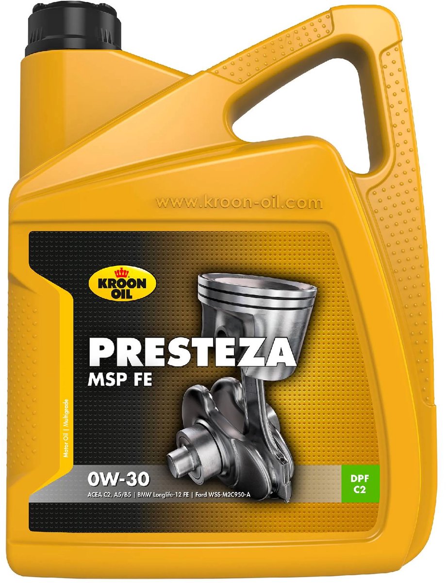 Kroon-Öl – Presteza MSP – Longlife-12 Fe – 5 Liter – vollsynthetisch 0 W-30