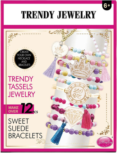 Trendiges Schmuckset mit süßen Wildlederarmbändern