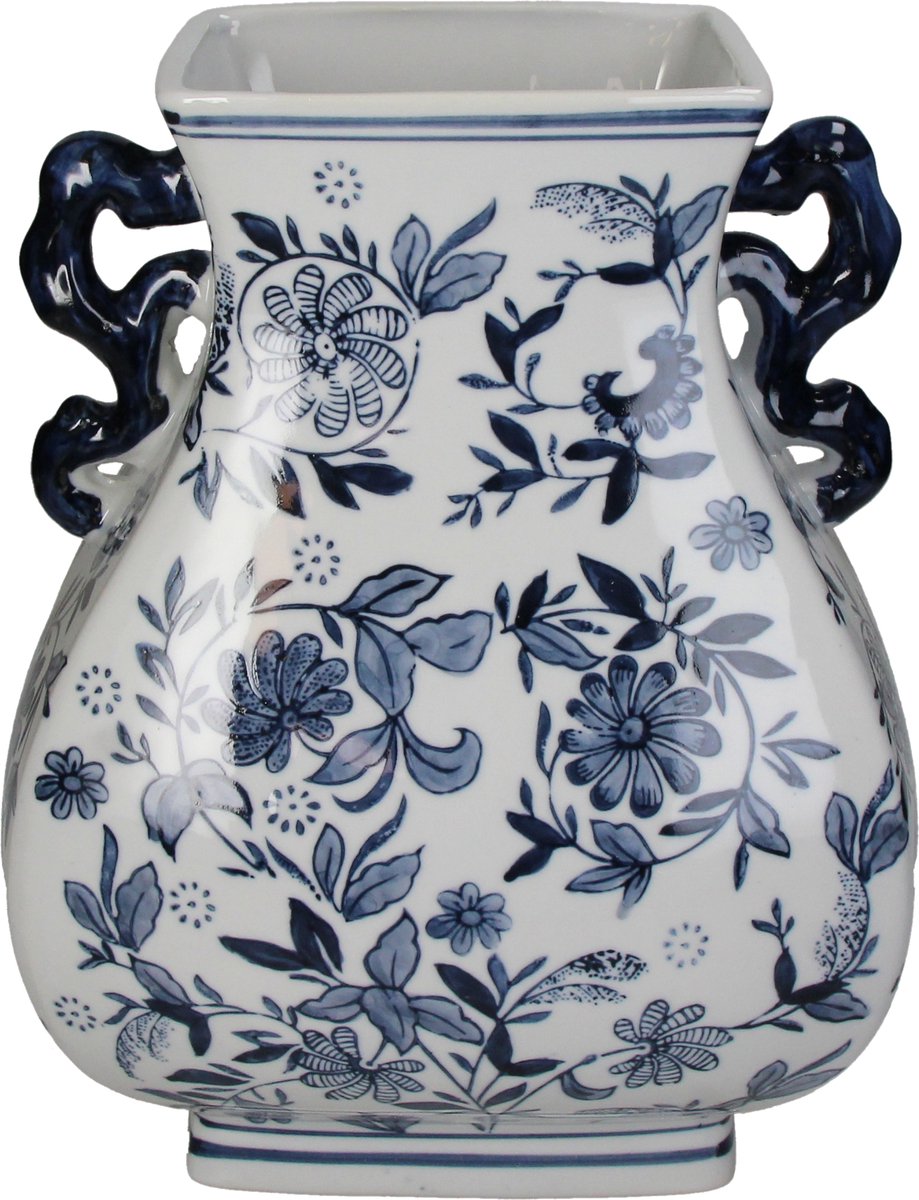 HD Collection Vase Porzellan blau 24,5x21,5x30cm