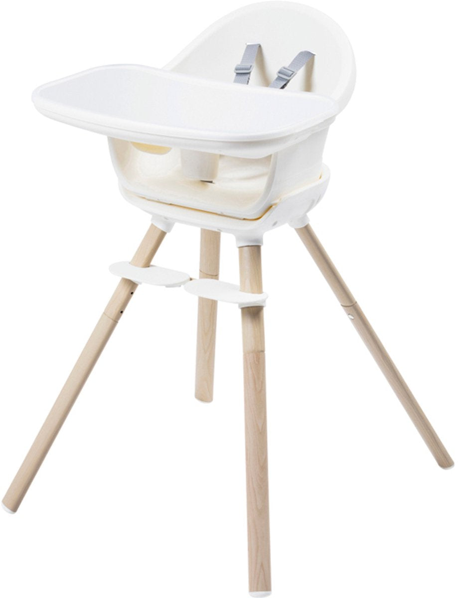 Maxi-Cosi Moa 4-in-1 mitwachsender Hochstuhl – 6 Monate–7 Jahre (0–25 kg) – Beyond White – Kleinkindhocker und ein kleiner Schreibtisch mit Stuhl