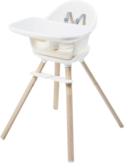 Maxi-Cosi Moa 4-in-1 mitwachsender Hochstuhl – 6 Monate–7 Jahre (0–25 kg) – Beyond White – Kleinkindhocker und ein kleiner Schreibtisch mit Stuhl