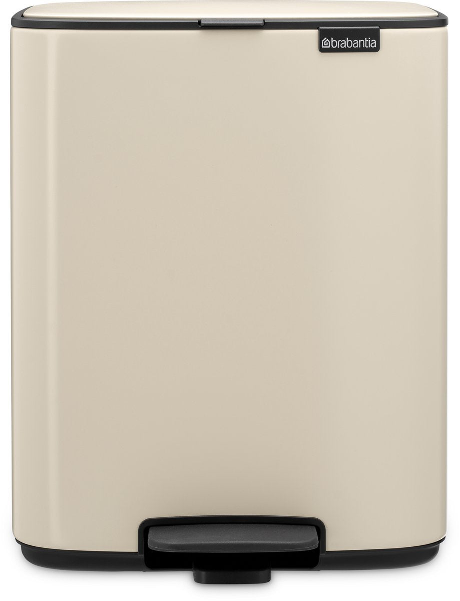 Brabantia Bo Treteimer – 12 Liter – sanftes Beige