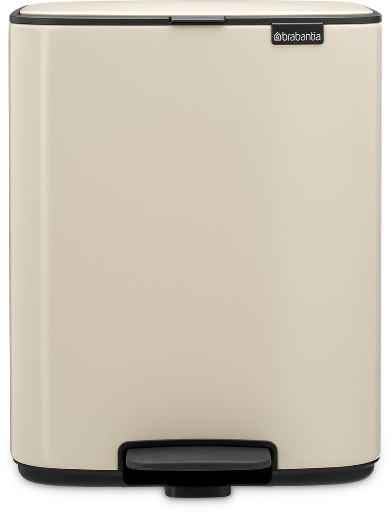 Brabantia Bo Treteimer – 12 Liter – sanftes Beige