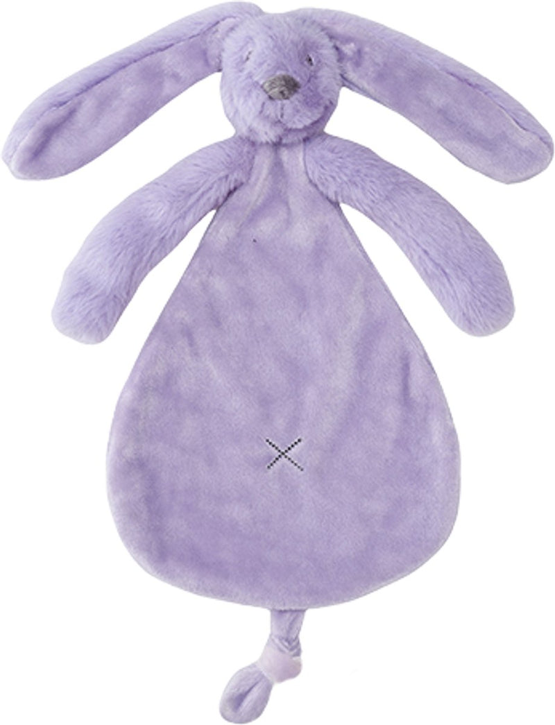 Happy Horse recyceltes Kaninchen-Richie-Kuscheltuch 25 cm – Flieder – Babygeschenk