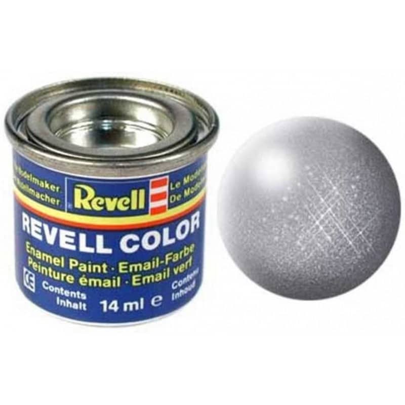 Revell Farbe für Modellgebäude Nummer 91 Metallic Iron