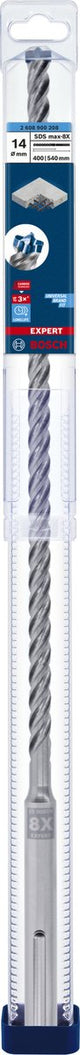 Bosch Zubehör Expert SDS Max-8x Bohrhammer 14 x 400 x 540 mm – 1 Stück – 2608900208