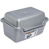 Hurver -Kartoffelschaltkasten 29x24.5x40,1 cm 20 l Silber
