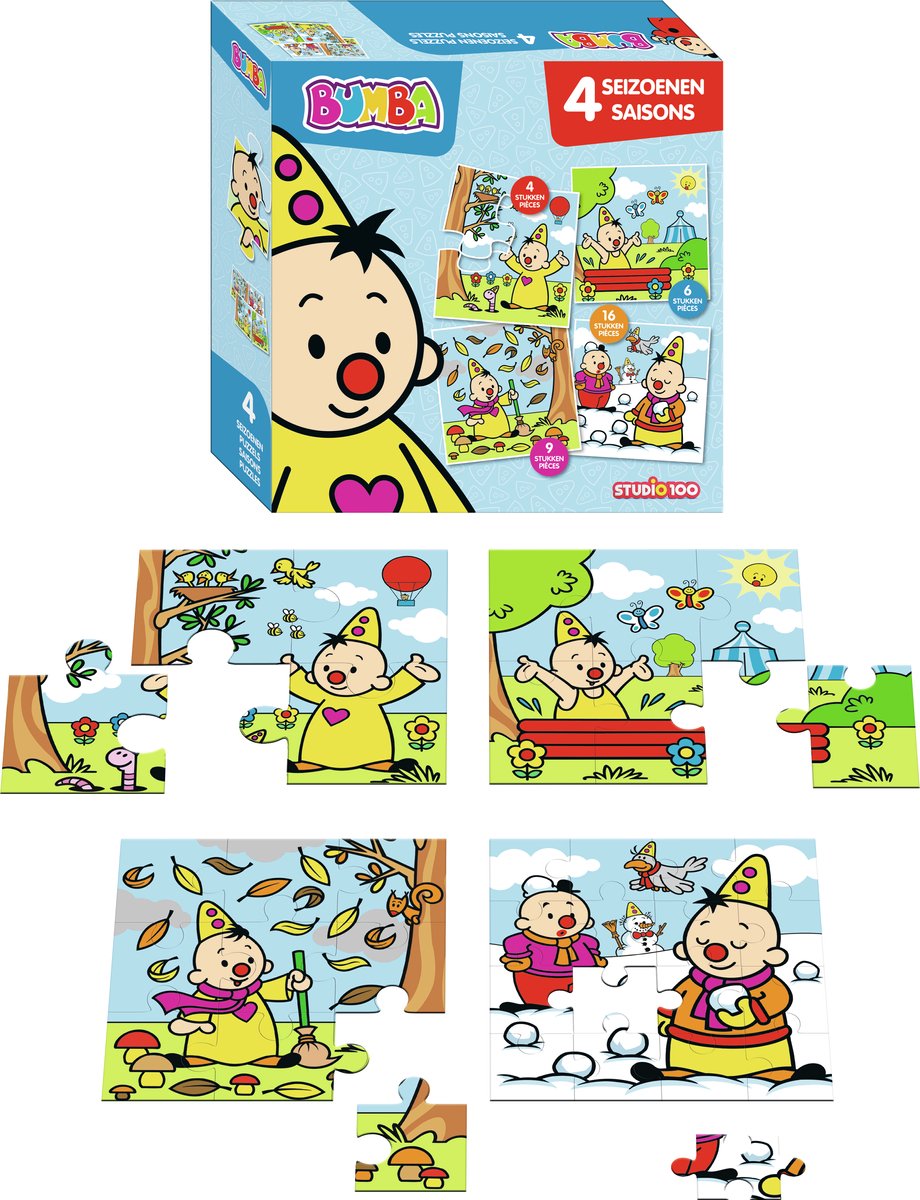 Bumba Puzzle Jahreszeiten, 4in1