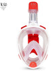X10 Schnorchelmaske - Taucherbrille - Schnorchel - Schnorchelset - Vollgesichtsmaske - Erwachsene - Koralle - S m