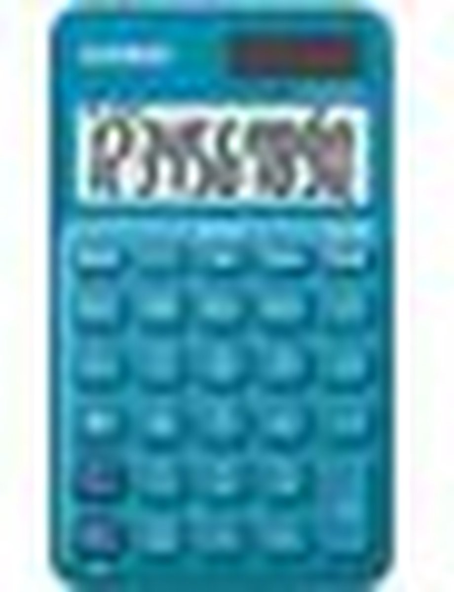 Casio SL-310UC-BU – Taschenrechner – 10-stelliges Display – Solar- und Batteriebetrieb – Blau
