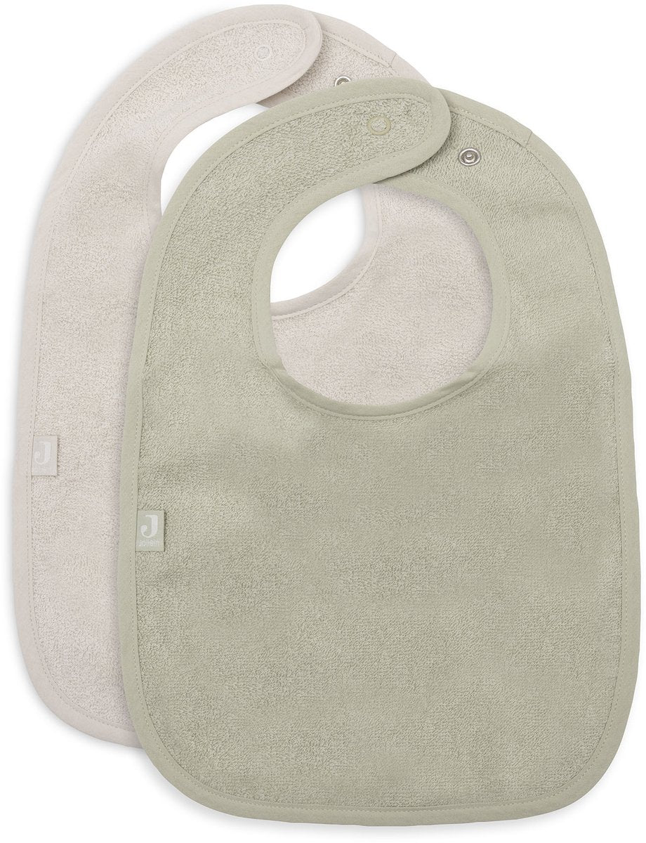 Jollein Lätzchen Frottee Soft Matcha Sand (2er Pack)