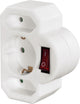 Hama Steckdosenadapter 3-fach mit Schalter