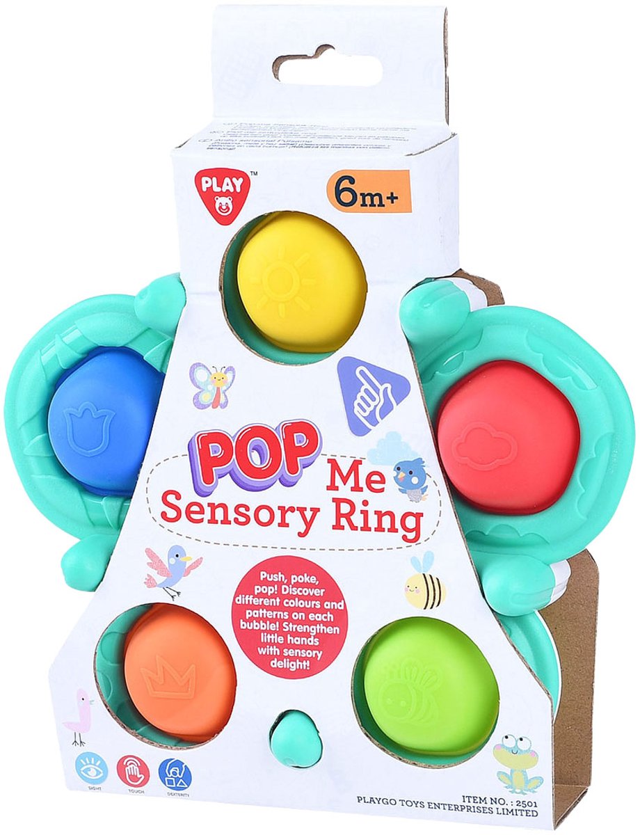 Spielen Sie Baby -sensorischer Ring mit Bällen, 6DLG.