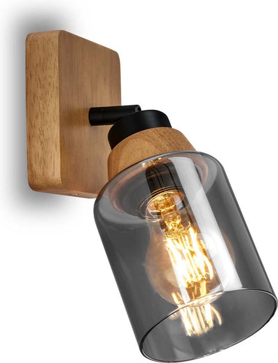 Briloner - Royk - Leselampe, Innenwandlampe, Lampe, Innenwandlampe, drehbar, Wohnzimmerlampe, Schwarz
