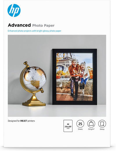 HP Q5456a Advanced – glänzendes Fotopapier 250 g A4