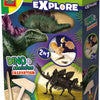 SES Erkunden und Skelett grub 2in1Stegosaurus aus