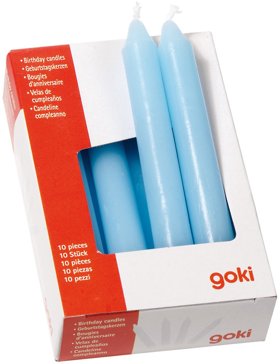 Goki Candles Blue, 10st.
