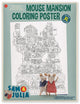 Sam Julia Maushaus Mega XL Malplakat | | das Mäusehaus