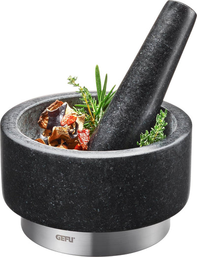 Gefu x-plosion® Mörser – Granitmörser mit Stößel – ø 17 cm