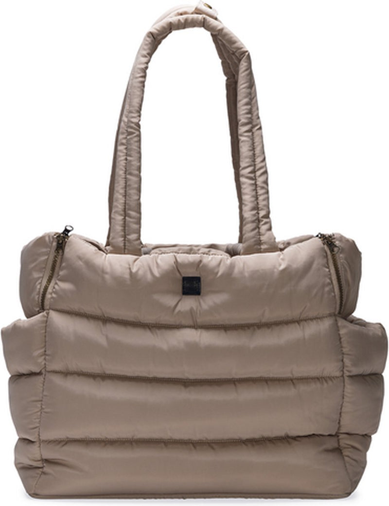 Designed by Lotte Hundetragetasche Tico - Hundetasche - für kleine Hunde - Beige - 42x20x35 cm