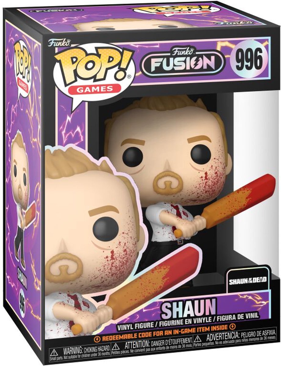 Funko Fusion Shaun of the Dead – Shaun Vinylfigur 996 Pop! mehrfarbig