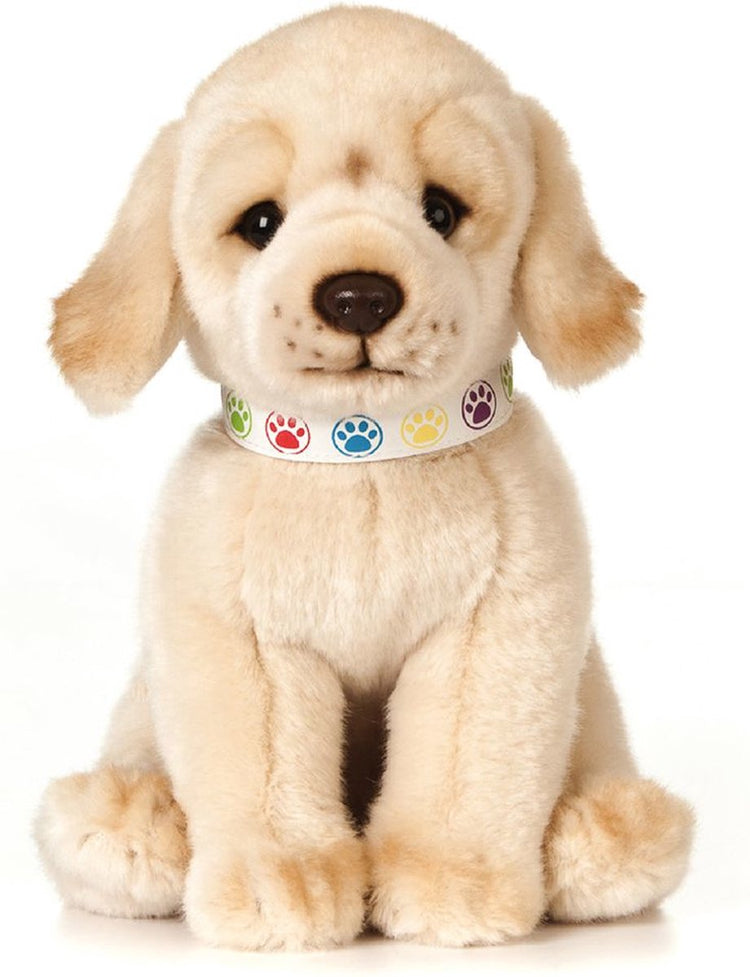 Keycraft Living Nature Kuscheltier Riesiger Golden Lab Welpe Plüschhund.