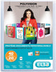Elba Polyvision Showalbum, A4, 20 Beutel, transparent