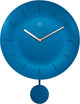 Markenlose Sans Marque NXT Bowl – Wanduhr – 30 cm – Kunststoff – Türkis – geräuschlos