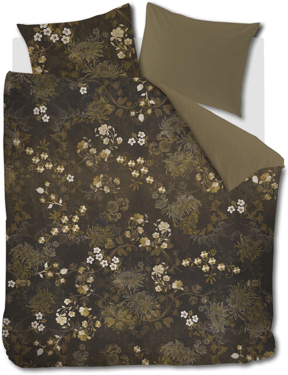 Bettwäschehaus Darcy Bettbezug – Einzelbetten – 240 x 200–220 cm – Olivgrün